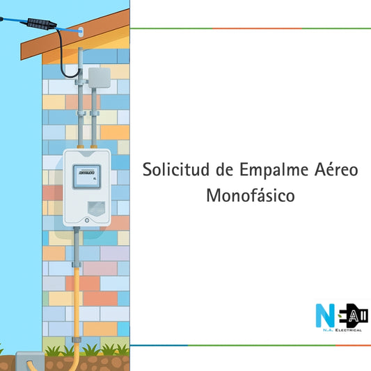 Solicitud de empalme monofasico