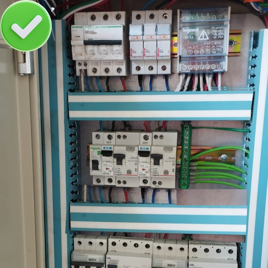 Normalización y certificación de Instalación eléctrica trifásica