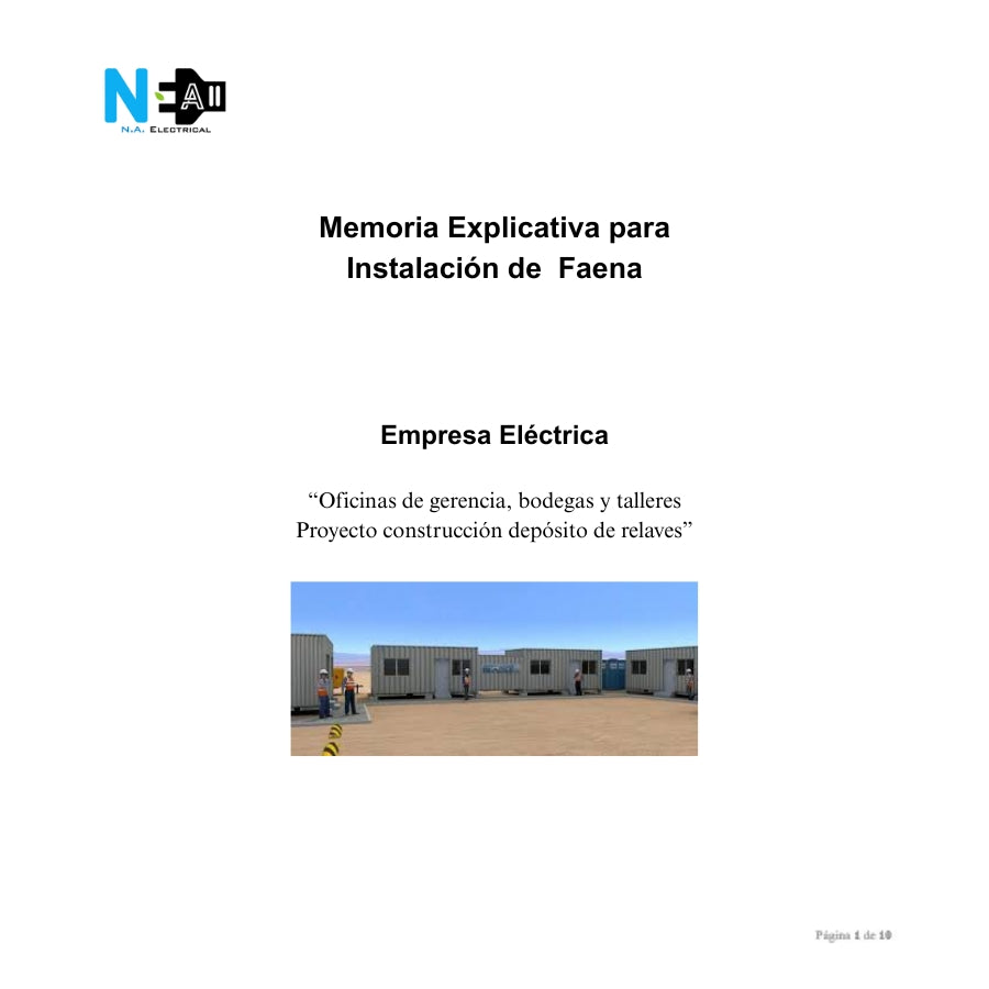 Normalización y certificación de Instalación eléctrica trifásica