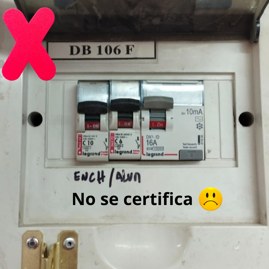 Normalización y Certificación de Instalación Eléctrica Interior monofásica