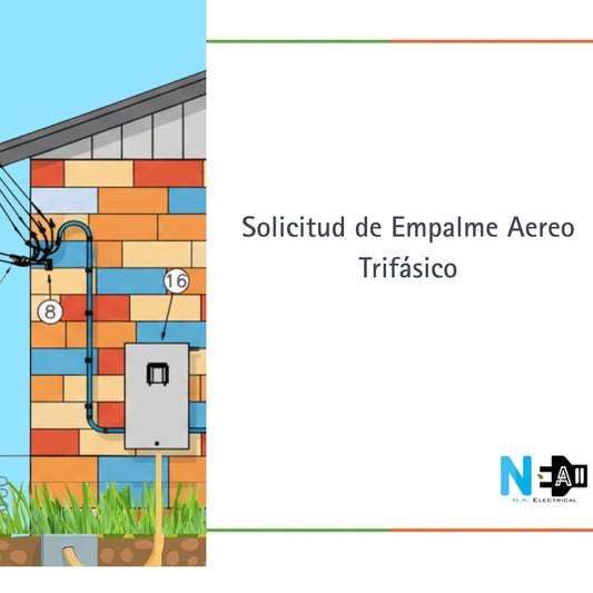 Solicitud de empalme trifásico