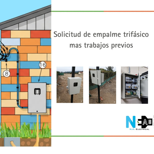 Solicitud de empalme trifásico mas trabajos previos